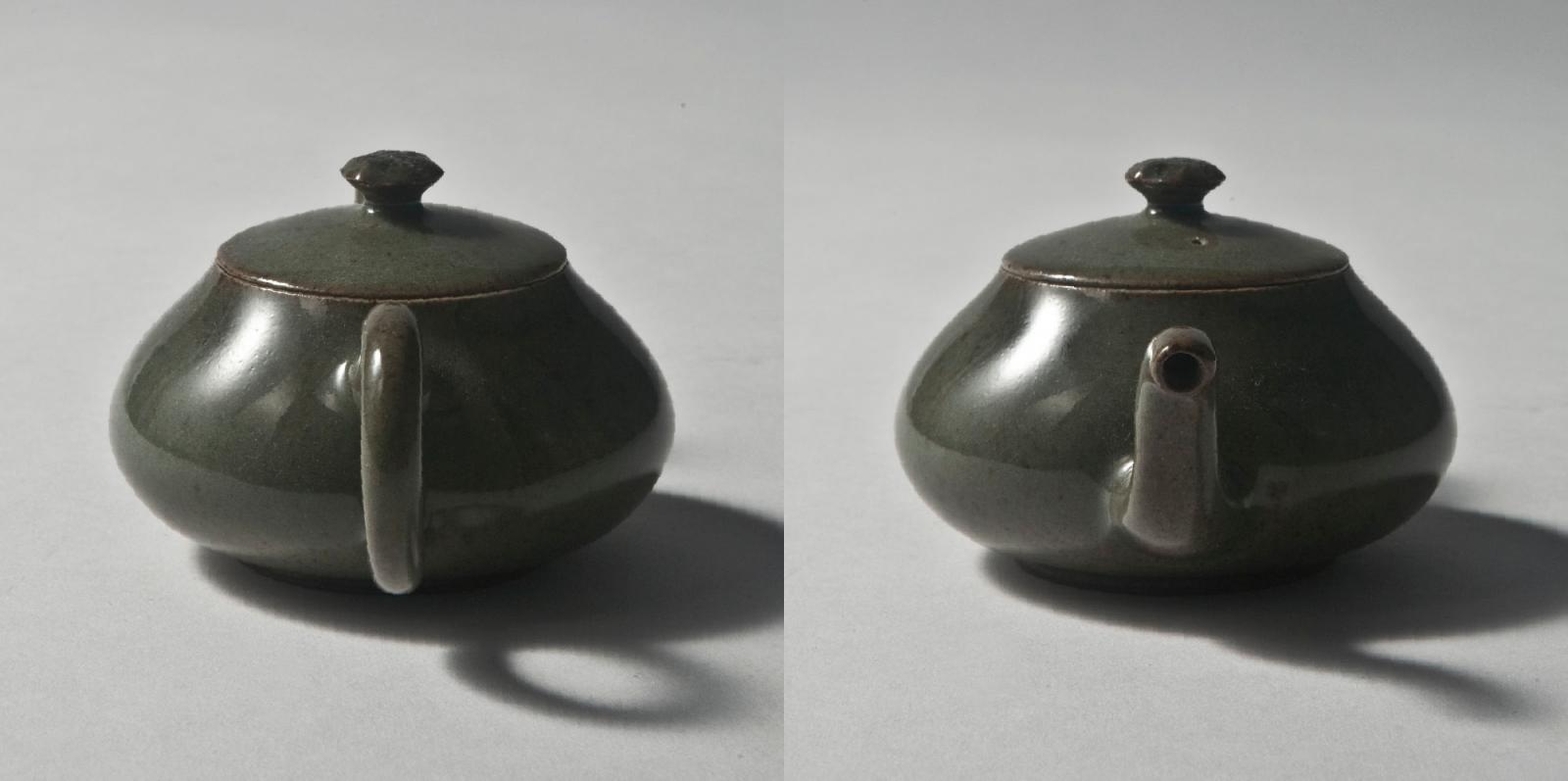 林義傑出 柴燒上釉 茶壺